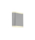 Stratford Outdoor LED Up/Down Wall Light Grey Frosted Diffuser IP44 4000K_Main