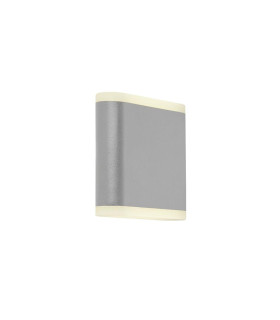 Stratford Outdoor LED Up/Down Wall Light Grey Frosted Diffuser IP44 4000K_Main