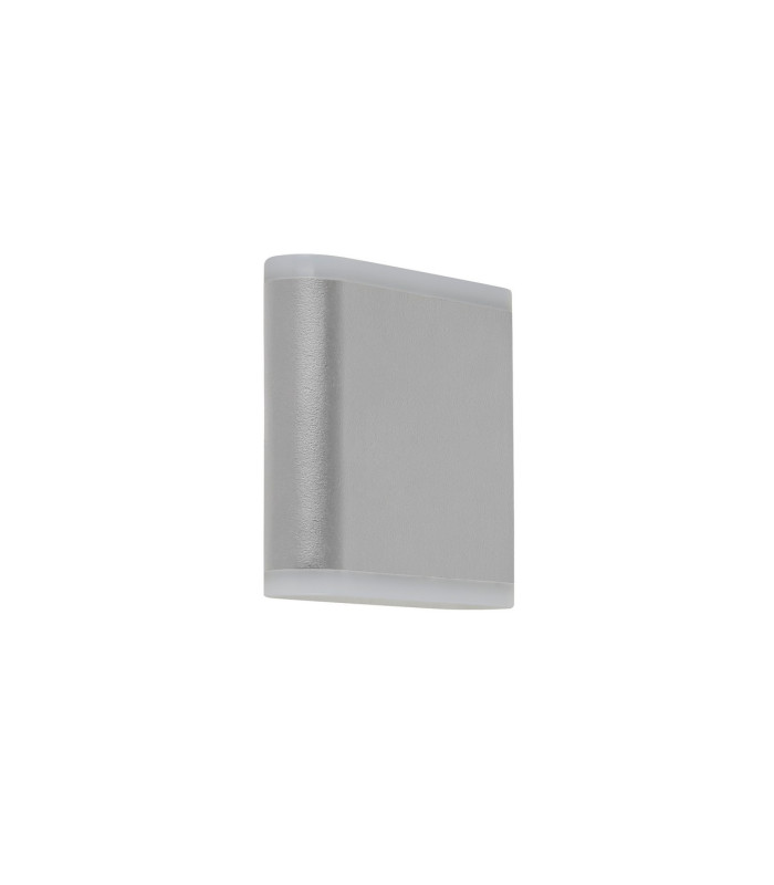 Stratford Outdoor LED Up/Down Wall Light Grey Frosted Diffuser IP44 4000K_Off