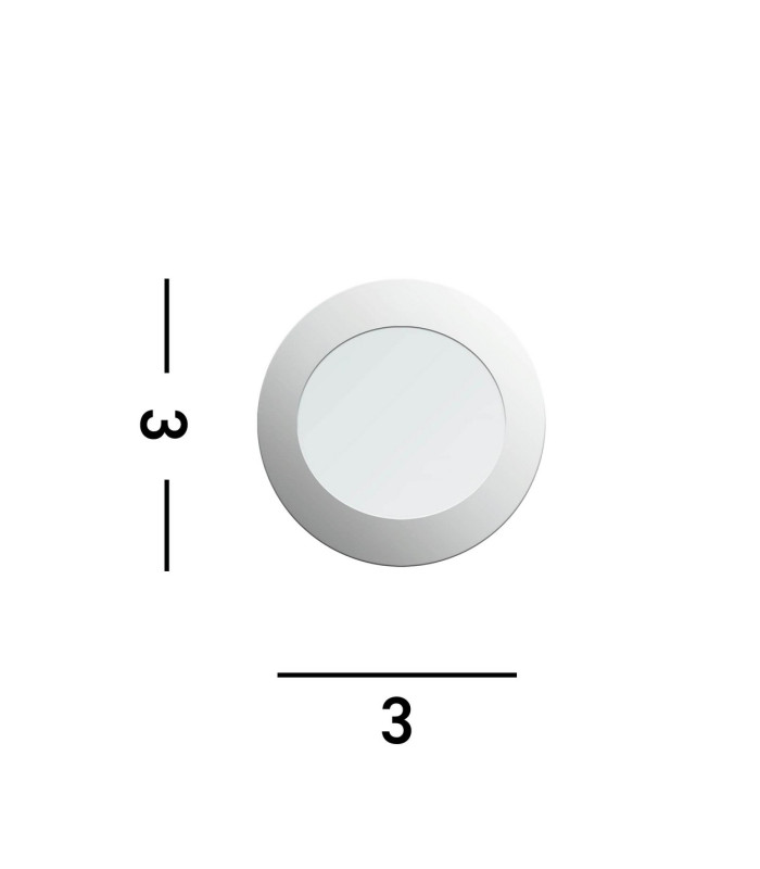 LED Outdoor 10Pc Walkover 30mm Kit Polished Stainless Steel IP68 3000K_Line