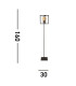 Plaza Adjustable Floor Lamp Matt Black_Line