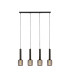 Dulwich 4 Light Bar Ceiling Pendant Black_Main