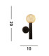 Dulwich Wall Light Black_Line