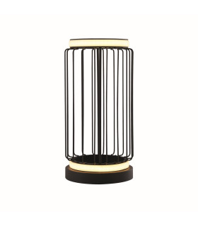 Circolo Cage LED Table Lamp Black Metal_Main