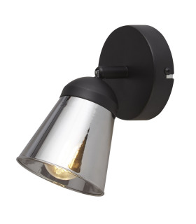 Mega Spotlight Black With Smoked Glass_Main