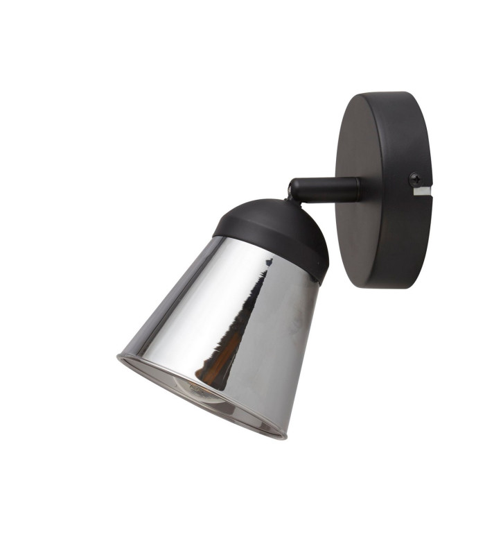 Mega Spotlight Black With Smoked Glass_Off