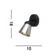 Mega Spotlight Black With Smoked Glass_Line