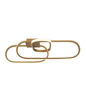 Clip LED Ceiling Light Gold Aluminium_Main