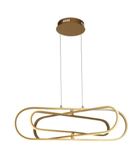 Clip LED Ceiling Pendant Gold Aluminium_Main