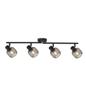 Meshy 4 Light Cage Bar Spotlight Black_Main