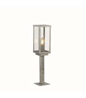 Box II 500mm Outdoor Post Silver & Clear Glass IP44_Main
