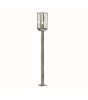 Box II 900mm Outdoor Post Silver & Clear Glass IP44_Main