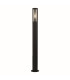 Batton 900mm Outdoor Post Black & Smoked Diffuser IP44_Main