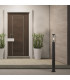 Batton 900mm Outdoor Post Black & Smoked Diffuser IP44_Room