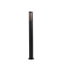 Batton 900mm Outdoor Post Black & Smoked Diffuser IP44_Off