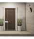 Batton Outdoor Wall Light Black & Smoked Diffuser IP44_Room