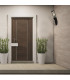 Batton Outdoor PIR Wall Light Black & Smoked DiffuserIP44_Room