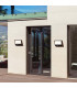 Solar LED Wall Light with PIR Motion Sensor Black_Room