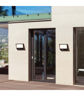 Solar LED Wall Light with PIR Motion Sensor Black_Room
