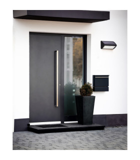 Solar LED Wall Light with PIR Sensor Black_Room