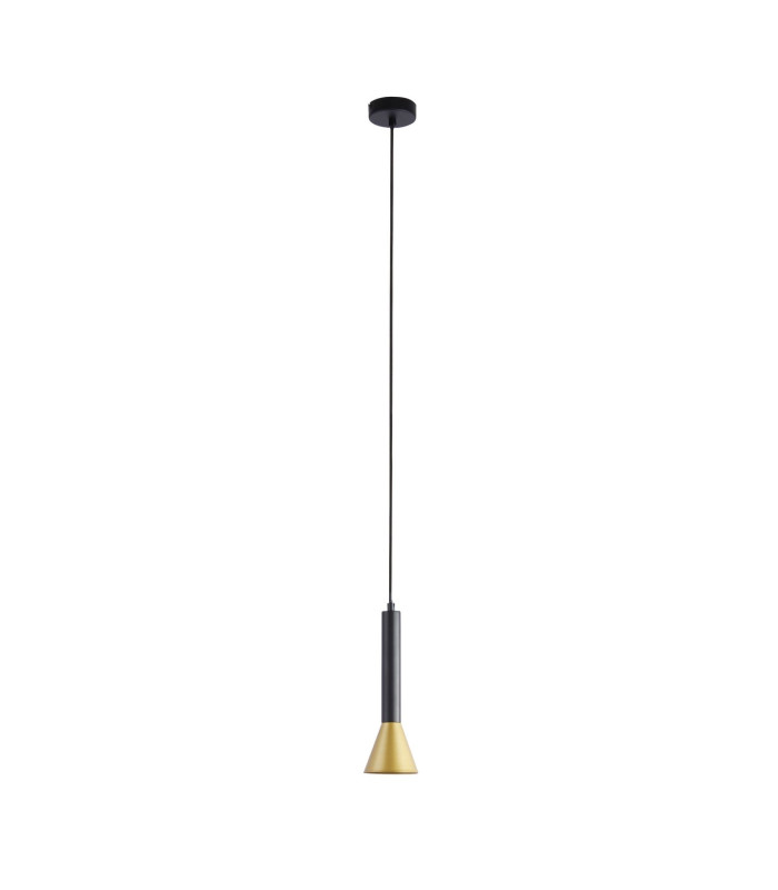 Signal Pendant Black Gold Metal_Off