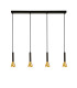 Signal 4 Light Bar Pendant Black Gold Metal_Main