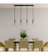 Signal 4 Light Bar Pendant Black Gold Metal_Room