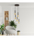 Signal 5 Light MultiDrop Pendant Black Gold Metal_Room