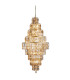 Empire 13 Light Chandelier Satin Brass Champagne Glass_Main