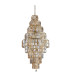 Empire 13 Light Chandelier Satin Brass Champagne Glass_Off