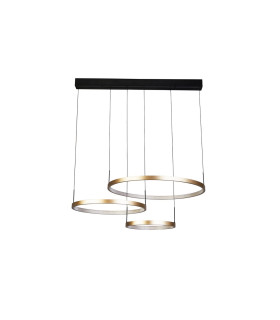 Grace 3 Ring Pendant Black Gold Metal_Off