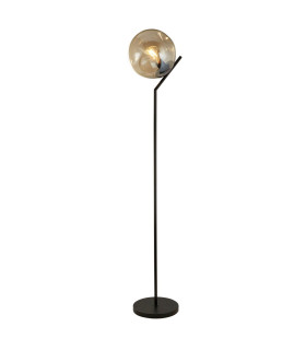 Punch Floor Lamp Black Champagne Punched Glass_Main