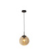 Punch Pendant Black Champagne Punched Glass_Main