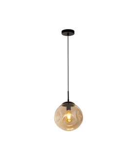 Punch Pendant Black Champagne Punched Glass_Main