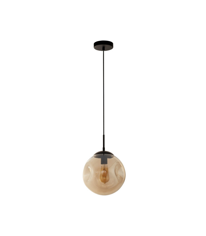 Punch Pendant Black Champagne Punched Glass_Off