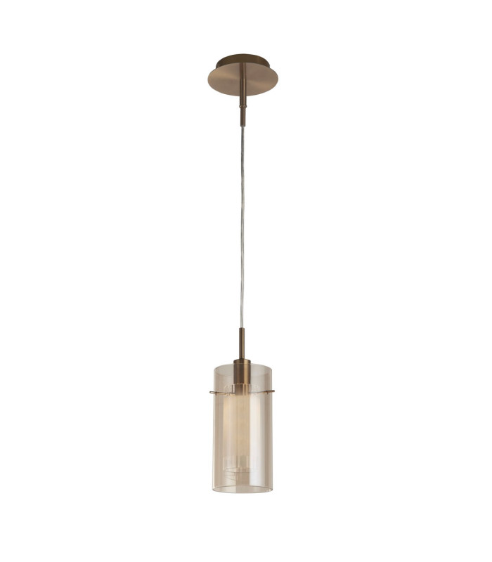 Duo III Pendant Bronze Champagne Glass_Off