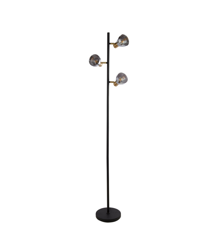 Westminster 3 Light Floor LampBlackSatin Brass Smoked_Off