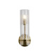 Scope Bathroom Wall Light Satin Brass Clear Etched Glass_Main