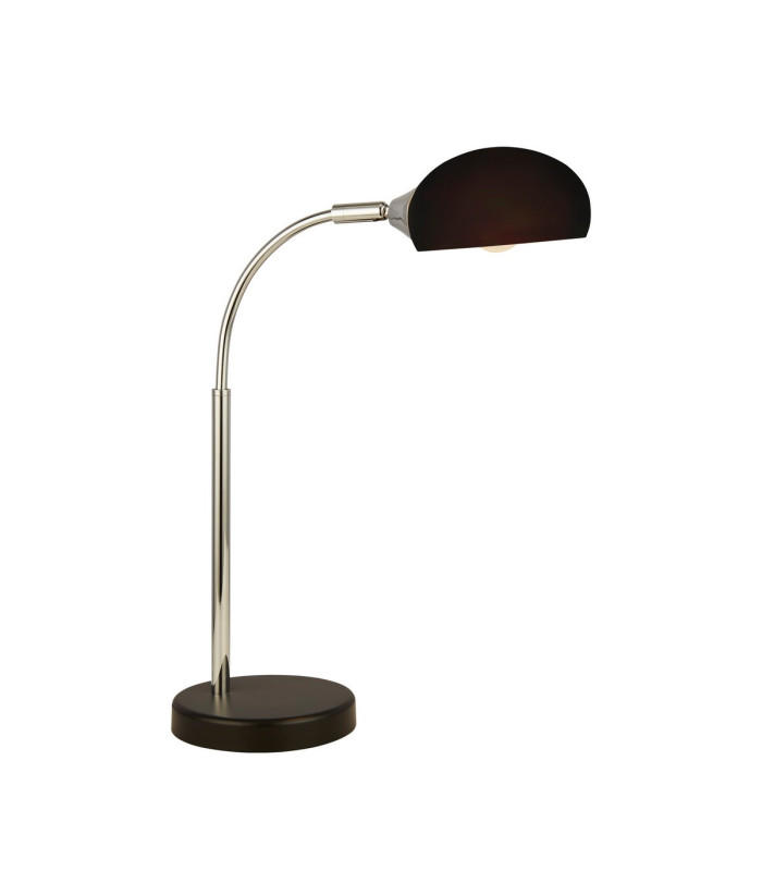 Astro Table Lamp Black Chrome Black Glass Shade_Main