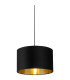 Drum Shade Black Velvet with Gold Inner Dia.40cm_Main