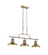 Dallas 3 Light Bar Pendant Antique Brass Metal_Main