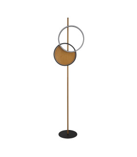 Curio Floor Lamp Black Wood_Main