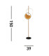Curio Floor Lamp Black Wood_Line