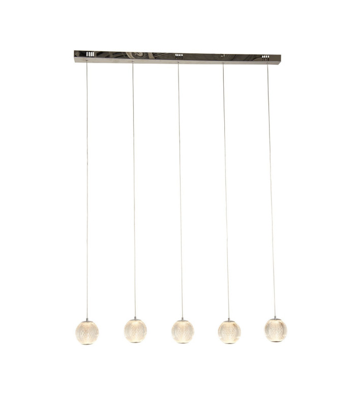 Allure 5 Light Bar Pendant Chrome Clear Acrylic_Main