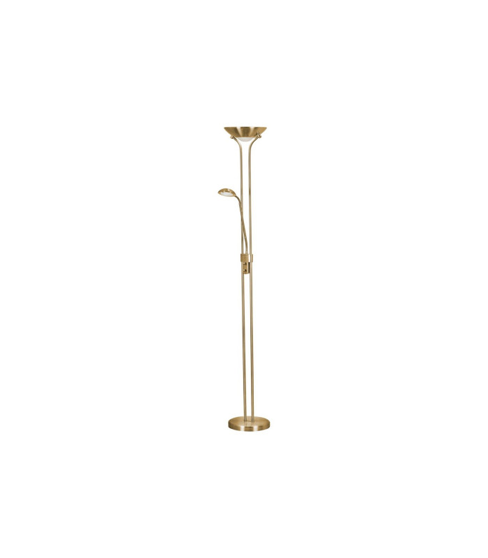 Mother Child LED Dimmable Floor Lamp Satin Brass_Off
