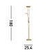 Mother Child LED Dimmable Floor Lamp Satin Brass_Line