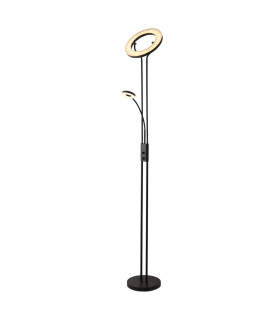 Mother Child Floor Lamp Matt Black Metal_Main