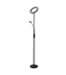 Mother Child Floor Lamp Matt Black Metal_Off