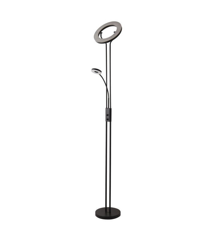 Mother Child Floor Lamp Matt Black Metal_Off