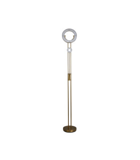 Mother Child Floor Lamp Satin Brass Metal_Off